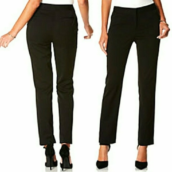 Rafaella Pants - BOUTIQUE- RAFAELLA CURVY CLASSIC BLACK PANTS